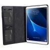 Etui till Samsung Galaxy Tab A 10.1 T580 T585 PU-skinn Kortlomme Svart