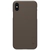 Frosted Shield till iPhone X/Xs Deksel Brun