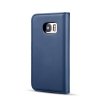 Galaxy S7 PlånboksEtui Delskinn Löstagbart Deksel Kortlomme Utside Blå