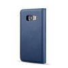 Galaxy S8 Plus Plånboksetui Delskinn Löstagbart Deksel Kortlomme Utside Blå