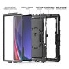 Samsung Galaxy Tab S9 Ultra Deksel Rainproof Rugged Case Hand Strap Kickstand