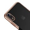 Glitter Case till iPhone Xr Deksel Hardplast Gull
