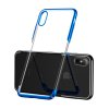 Glitter Case till iPhone Xs Deksel HardPlast Blå