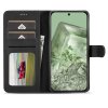 Google Pixel 8a Etui med Kortlomme stativfunksjon Svart