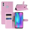 Huawei P Smart 2019 Mobilplånbok Litchi PU-skinn Rosa