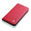 Huawei P Smart 2018 MobilEtui PU-skinn Retro Rød