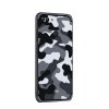 Huawei P Smart 2018 Deksel med Stativ Camouflage Hardplast TPU Grå