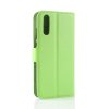 Huawei P20 PlånboksEtui PU-skinn Litchi Grønn