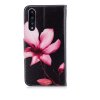 Huawei P20 Pro Plånboksetui Motiv Rosa Blomma