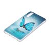 Huawei P20 Pro Deksel TPU Selvlysende motiv Blå Fjäril