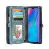Huawei P30 Lite Mobilplånbok Löstagbart Deksel Delskinn Blå