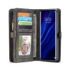 Huawei P30 Pro Mobilplånbok Löstagbart Deksel Delskinn Grå