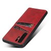 Huawei P30 Pro Deksel med Kortlomme Rød