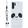 Huawei P30 Pro Deksel med Stropp Motiv Panda