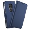 Motorola Moto G7 Play Etui Flip Case Kortlomme PU-skinn Mörkblå