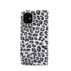 iPhone 11 Plånboksetui Kortlomme Leopardmønster Hvit