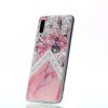 Samsung Galaxy A50 Deksel TPU Motiv Marmor och Blommor