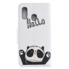 Samsung Galaxy A40 Plånboksetui PU-skinn Motiv Hello Panda