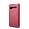 Samsung Galaxy S10 PlånboksEtui Löstagbart Deksel Kortlomme Utside Rød
