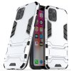 iPhone 11 Pro Max Deksel Armor Stativfunksjon Hardplast Sølv