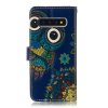 Samsung Galaxy S10 Plånboksetui Kortlomme Motiv Färgglad Uggla Blå
