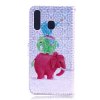 Samsung Galaxy A50 PlånboksEtui PU-skinn Motiv Elefanter