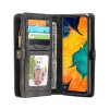 Samsung Galaxy A40 Mobilplånbok Kortlomme Löstagbart Deksel Grå