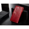 iPhone 6/6S Plånboksetui Qin Series Löstagbart Deksel Rød