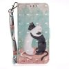 iPhone 7/8/SE Plånboksetui Motiv Två Kramande Katter