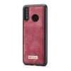 Huawei P30 Lite Mobilplånbok Löstagbart Deksel Delskinn Rød