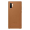 Original Leather Cover Galaxy Note 10 Plus Deksel Camel