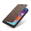 Samsung Galaxy A70 Plånboksetui Retro Flip Stativfunksjon Mörkbrun