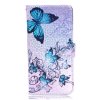 Samsung Galaxy S10 PlånboksEtui Kortlomme Motiv Fjärilar Blåa