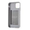 iPhone 11 Deksel Sky Slide Inbyggt Kortlomme Sølv