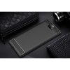 Sony Xperia 10 Deksel Børstet Karbonfiberdesign TPU Svart