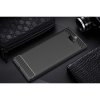 Sony Xperia 10 Plus Deksel Børstet Karbonfibertekstur TPU Svart
