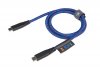 Solid Blue Longlife Kabel 1M Type-C till Type-C Blå