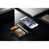iPhone 7/8/SE Plånboksetui Qin Series Löstagbart Deksel Svart
