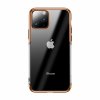 iPhone 11 Pro Max Deksel Glitter Series Hardplast Belagt Gull