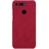 Huawei Honor View 20 Etui Qin Series Kortlomme PU-skinn Rød