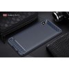 Samsung Galaxy A10 Deksel TPU Børstet Karbonfibertekstur Mörkblå