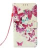 Samsung Galaxy S10E PlånboksEtui PU-skinn Motiv Fjärilar och Blommor