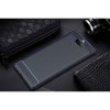 Sony Xperia 10 Plus Deksel Børstet Karbonfibertekstur TPU MörkBlå
