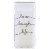 Samsung Galaxy S10 Deksel TPU Motiv Love Laugh Life