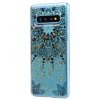 Samsung Galaxy S10 Deksel TPU Gulldetaljer Motiv Svart Mandala
