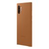 Original Leather Cover Galaxy Note 10 Plus Deksel Camel