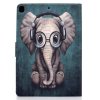 iPad 10.2 Etui Motiv Elefant med Hodetelefoner