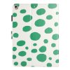 iPad 10.2 Etui Prikkemønster Grønn Hvit