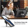 iPad 10.2 (gen 7/8/9) Deksel Rugged Case Grip Svart