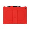 iPad 10.2 Deksel med Stropp Stativfunksjon Rød